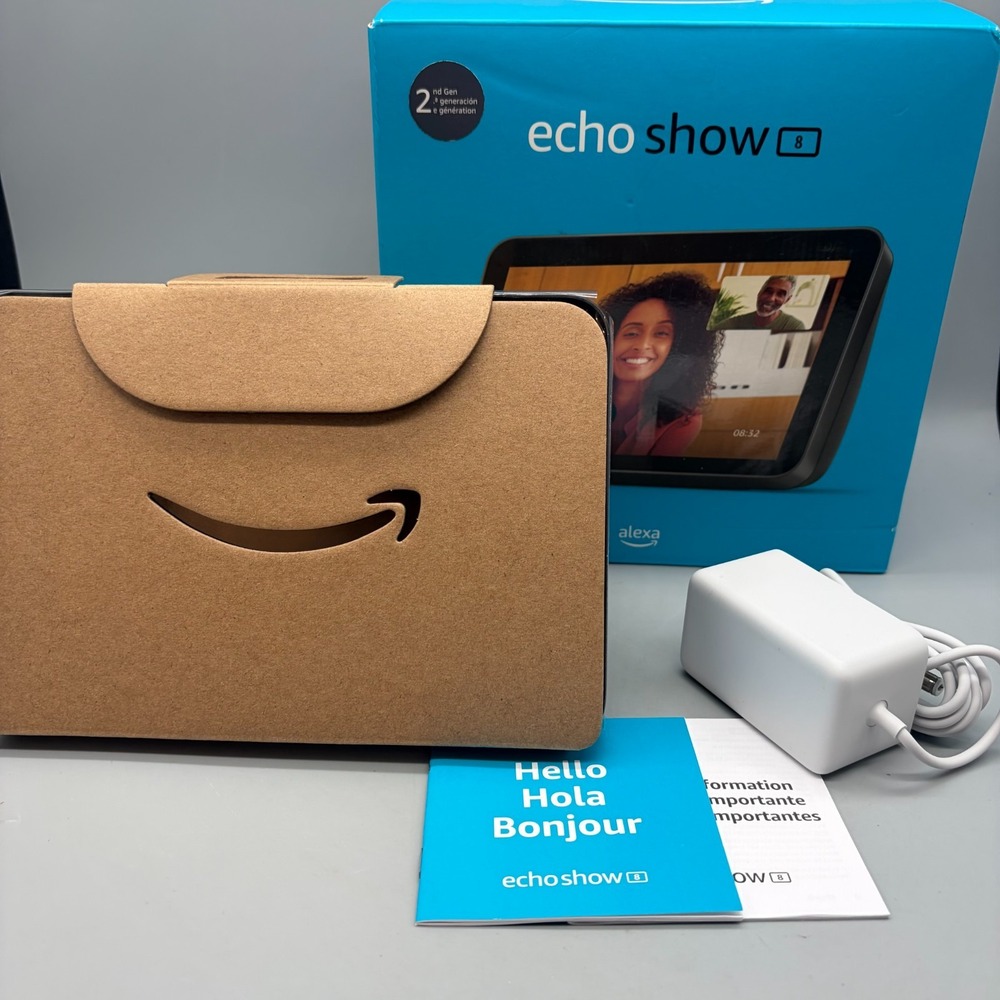 Amazon Echo Show 8  Smart Display (2nd Gen) - Black